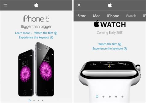 apple launches redesigned mobile website macrumors
