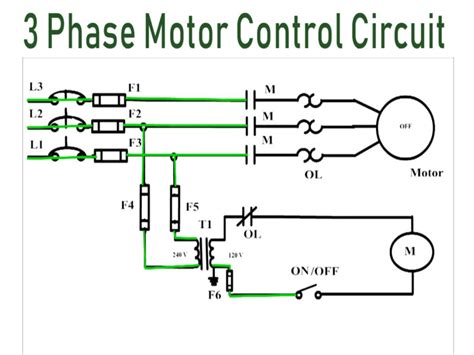 phase motor control circuit works