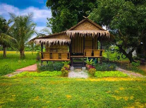 nipa hut designs  bamboo house designs youll love