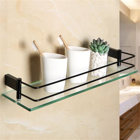 alise bathroom shelvesshower room glass shelf wall mount storage racksus  stainless steel