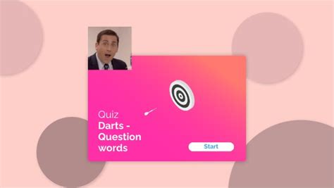darts quiz question words  daniel prieto  genially