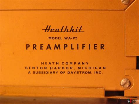 clean  vintage heathkit wa p  fi mono preamplifier sale pending photo
