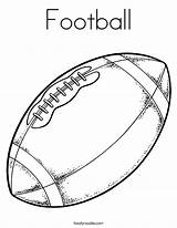 Football Coloring Pages Printable Getcoloringpages sketch template