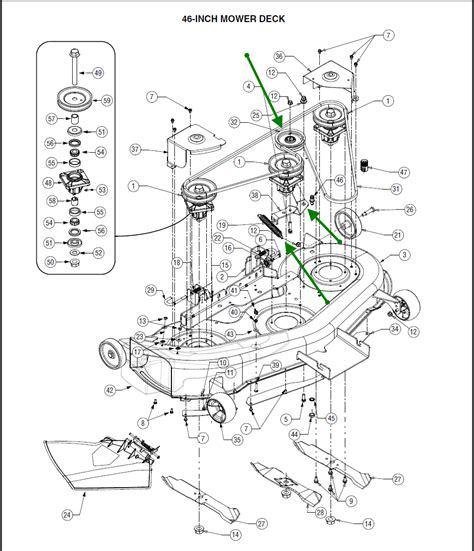 cub cadet  deck belt diagram wiring diagram pictures