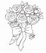 Bouquet Roses Drawing Bunch Rose Flowers Sketch Wedding Flower Draw Drawings Drawn Pencil Sketches Getdrawings Paintingvalley 2010 Deviantart sketch template