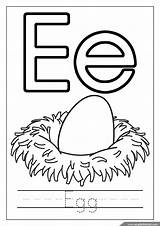 Letter Coloring Pages Alphabet Worksheets Egg Printable Letters Bear sketch template