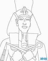 Coloring Pharaoh Popular sketch template