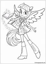 Equestria Coloring Getdrawings Mewarnai Mlp Getcolorings sketch template