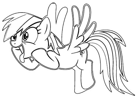 rainbow dash coloring pages  panarukan colors