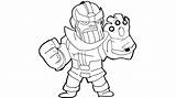 Coloring Pages Thanos Infinity Chibi Sketch Gauntlet Printable Avengers Marvel Kids War Version Print Categories Coloringonly sketch template