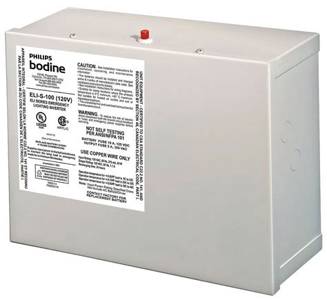 bodine bodine emergency lighting inverter  ac input voltage  ac output voltage