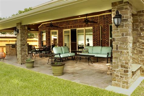 outdoor living room  katy texas custom patios