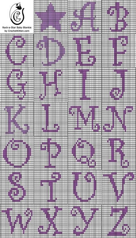 crochet letter patterns guide patterns filet crochet block