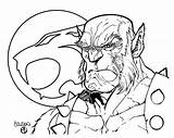 Panthro Inks Deviantart Coloring Thundercats Pages Choose Board sketch template