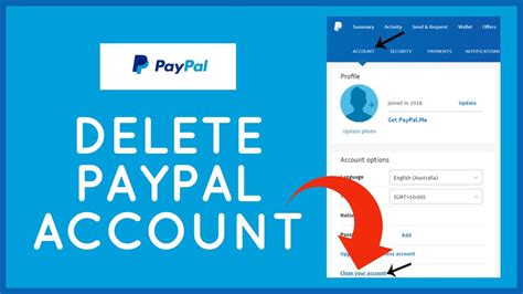 permanently close paypal account