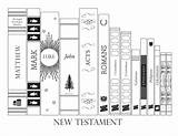 Testament Bookshelf Lds Seminary sketch template