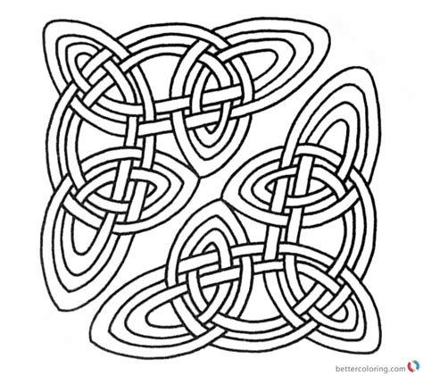 celtic knot coloring pages clipart  adults  printable coloring