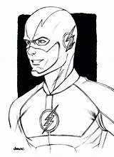 Flash Coloring Drawing Pages Cw Printable Drawings Colouring Superhero Marvel Cartoon Grant Gustin Para Justice Colorir Desenho League Sketches Super sketch template