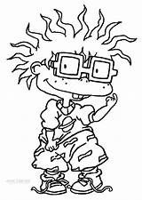 Rugrats Coloring Pages Printable Chuckie Sheets Cartoon Kids Cool2bkids Chucky Colouring Cute Characters Books Adult Color 90s House Organization Print sketch template