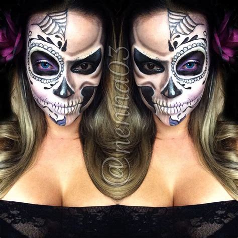 skull  sugar skull halloween makeup halloween