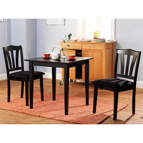 piece dining set table  chairs kitchen room wood furniture dinette