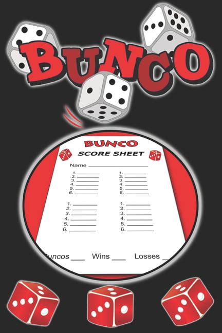 bunco card game bunco score sheet  printable bunco score
