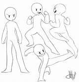Nonsense Pose Sketches Fighting Referencia sketch template