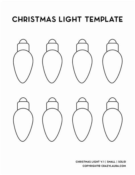 christmas light template printable printable world holiday