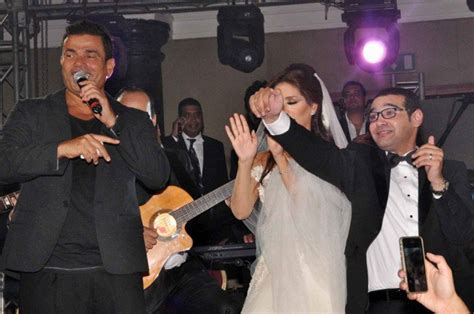 amr diab and dina perform at wedding of reham al zuhairy arabia weddings