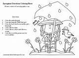 Directions Sheets Following Springtime sketch template
