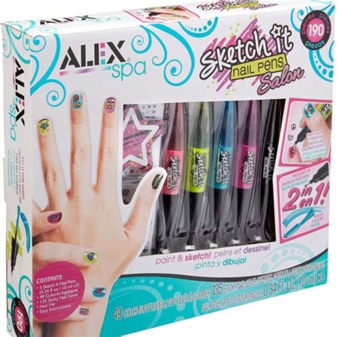 alex spa sketch  nail pens salon kit  pc ralphs