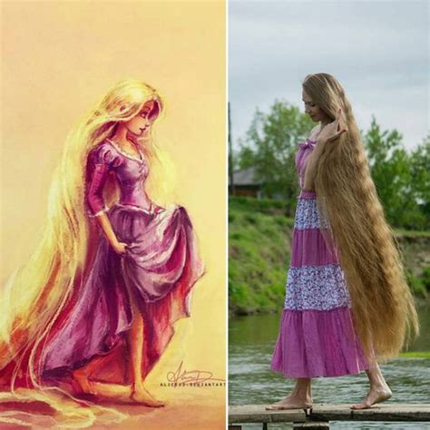 this russian woman is a real life rapunzel others