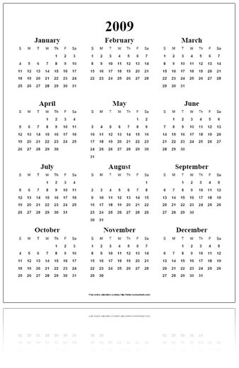 calendar  year   page
