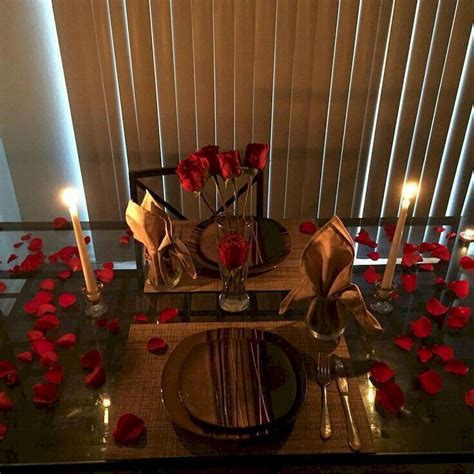 valentine table set