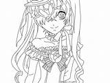 Butler Coloring Pages Ciel Phantomhive Anime Colouring Lime Color Getdrawings Getcolorings sketch template