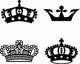 Crowns Vetor Coroas Coronas Vetores Vectores Princesa Qvectors 26k Vexels sketch template