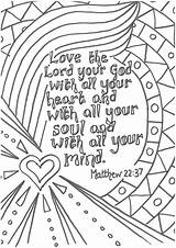 Coloring God Pages Bible Kids Printable Verse Colouring Children Sheets Verses Colour Adult Choose Board Living Adults Prayers sketch template