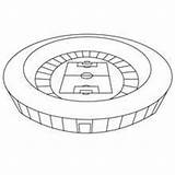Arena Ausmalbilder Stadion Allianz Hellokids Fussballstadion sketch template