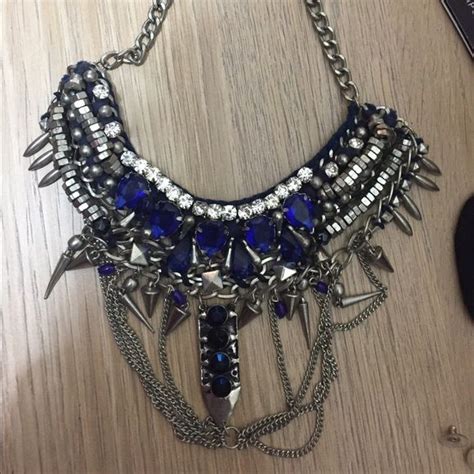 bershka necklace necklace jewelry statement necklace