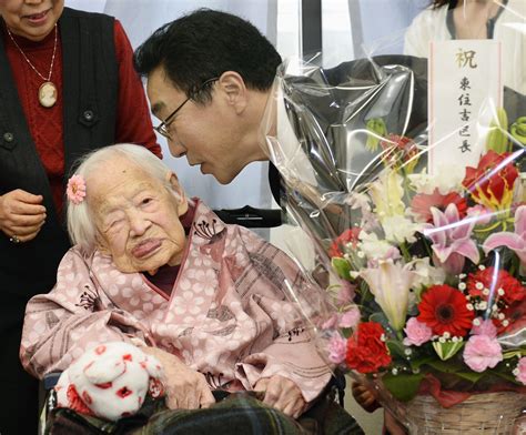 japans misao okawa worlds oldest person dies  heart