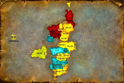Eastern Kingdoms Wow Map Levels Here Are Some Of The Best