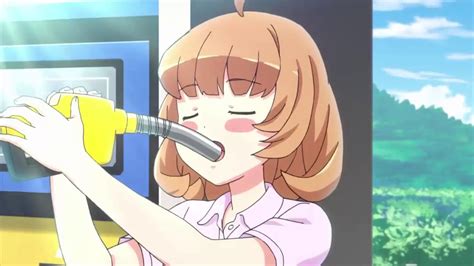 Populer Anime Girl Drinking Gas  Animasiexpo