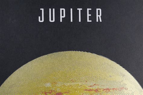 planet jupiter poster ply press