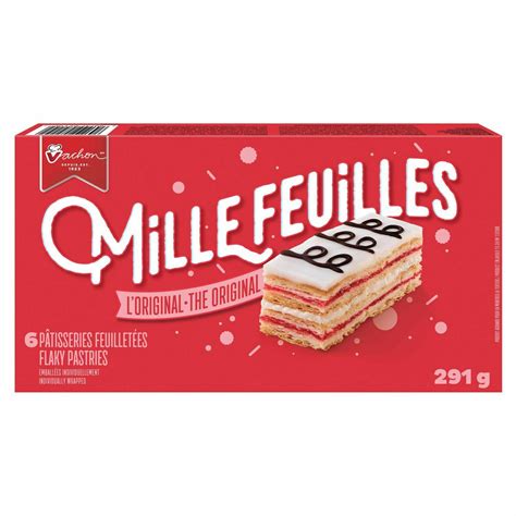 vachon mille feuilles flaky pastries  cakes   canadag   canada