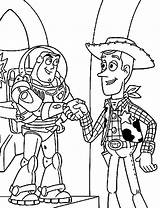 Buzz Lightyear Woody Sheriff sketch template