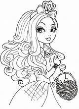 Coloring Apple Ever After High Pages Sheet Printable sketch template