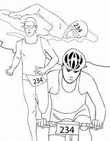 Running Coloring Pages People Triathalon Designlooter 59kb 1275 Printable Getcolorings sketch template