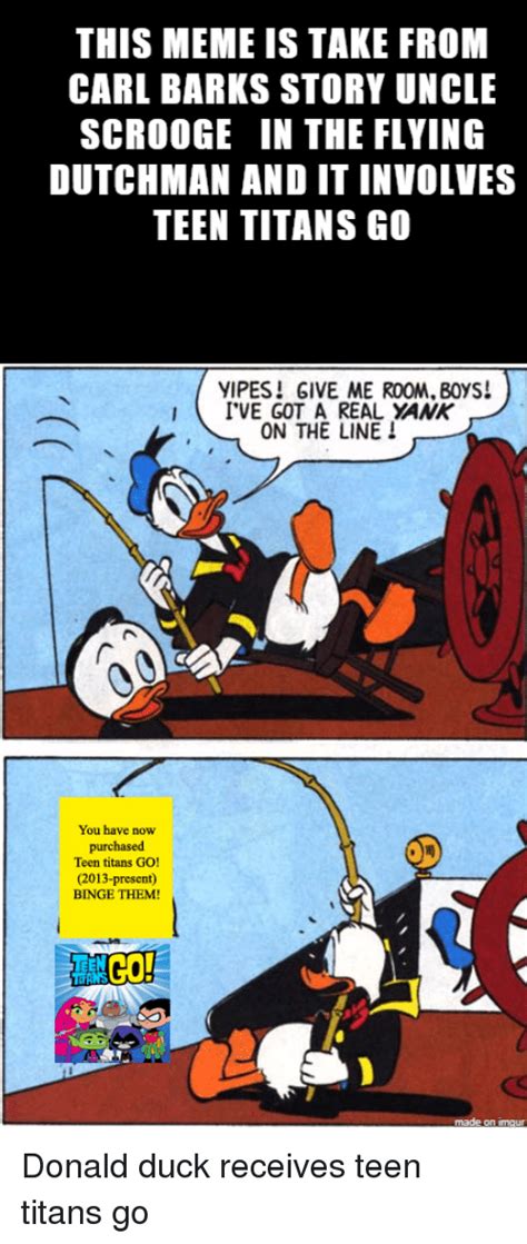 This Meme Is Take From Carl Barks Story Uncle Scrooge In