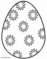 Egg Coloring Easter Pages Kids sketch template