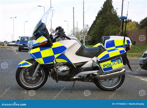 police motorcycle stock photo image  arrest constable